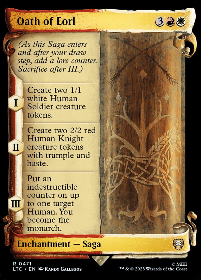 Oath of Eorl card front