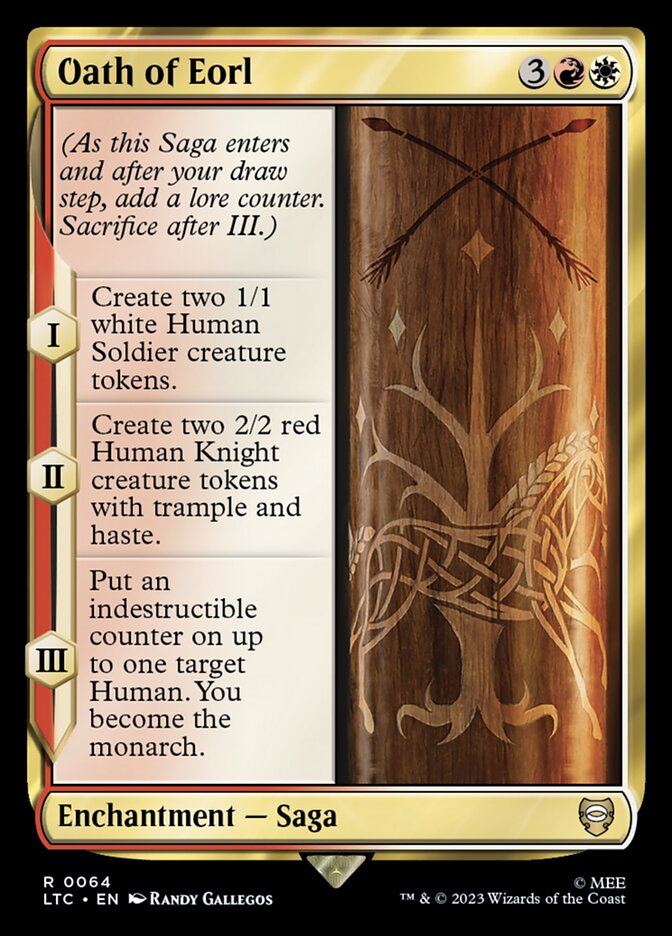 Oath of Eorl card front