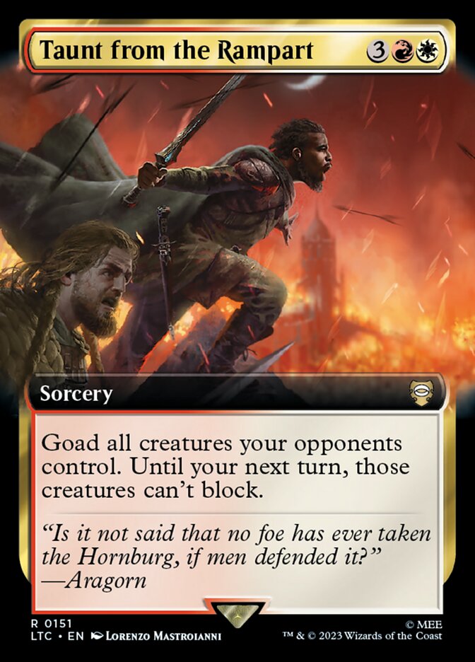 Taunt from the Rampart card front