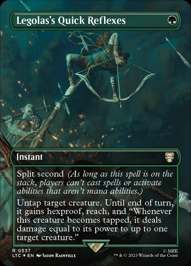 Legolas's Quick Reflexes card front