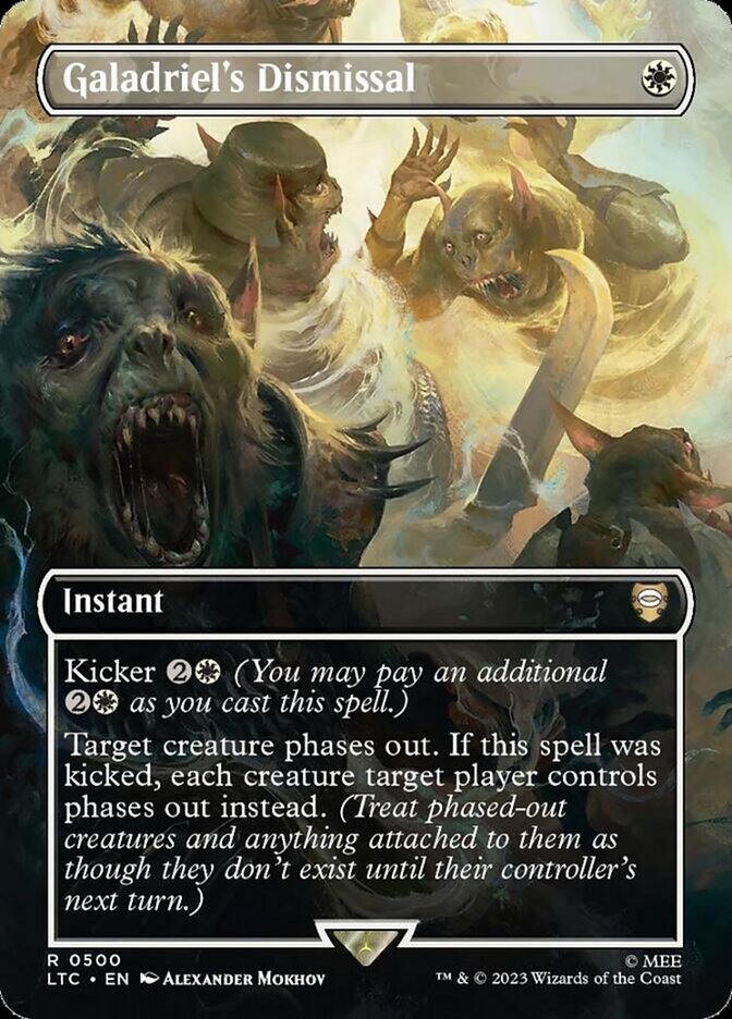 Galadriel's Dismissal card front