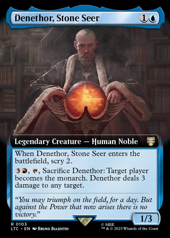 Denethor, Stone Seer card front