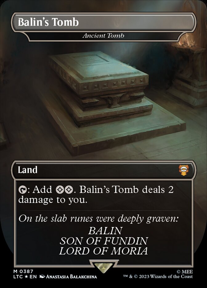 Ancient Tomb card front