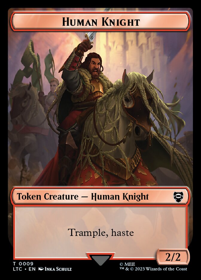Human Knight card front