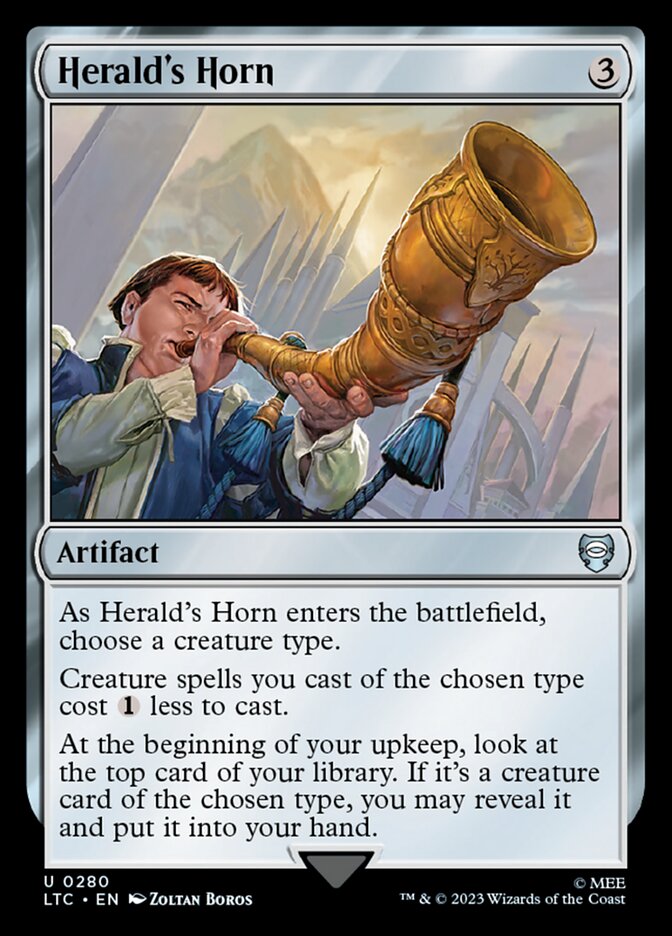 Herald's Horn card front