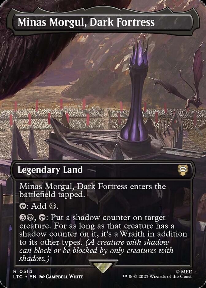 Minas Morgul, Dark Fortress card front