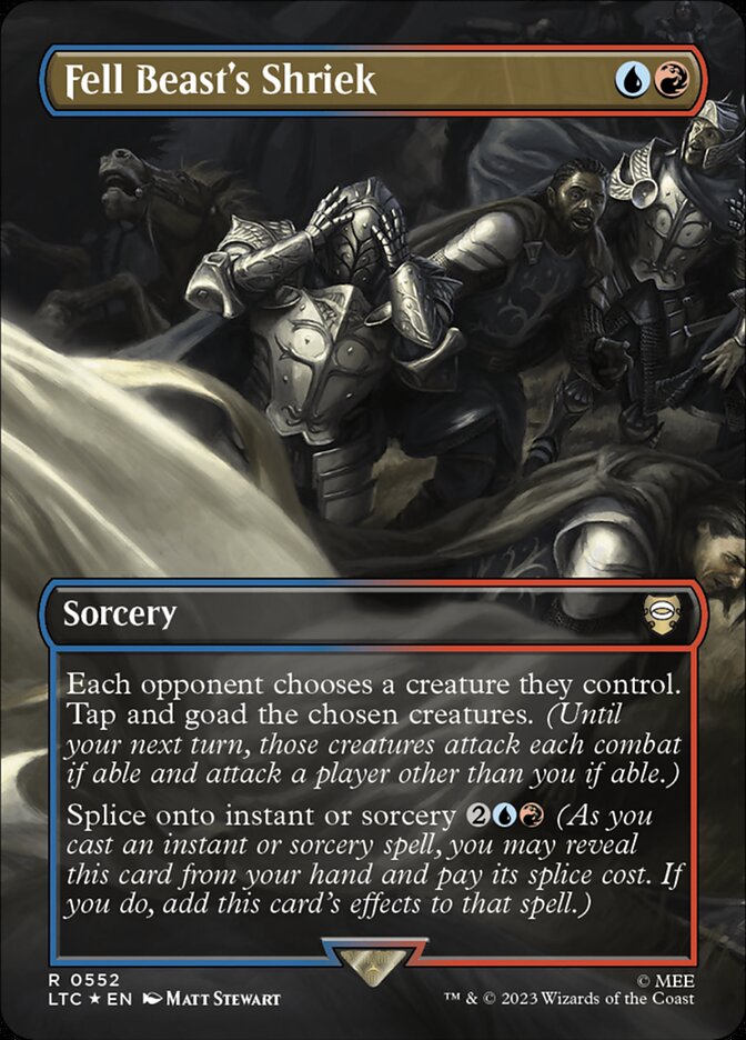 Fell Beast's Shriek card front