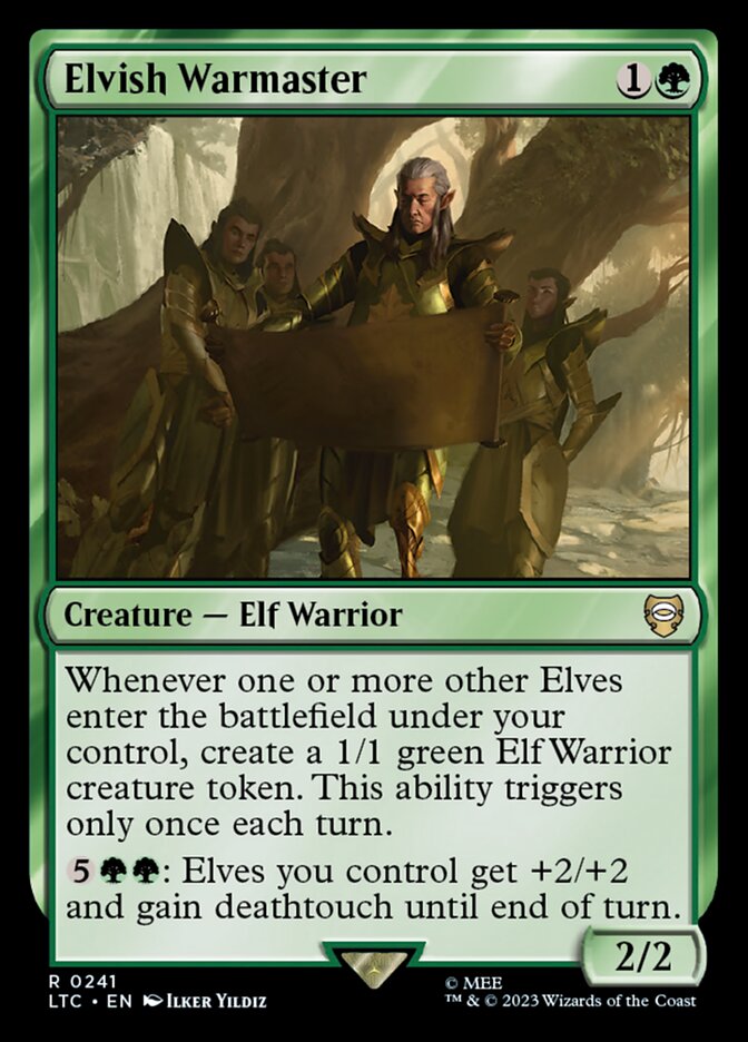 Elvish Warmaster card front
