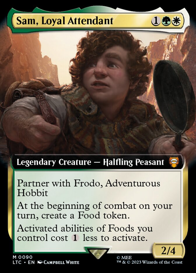 Sam, Loyal Attendant card front