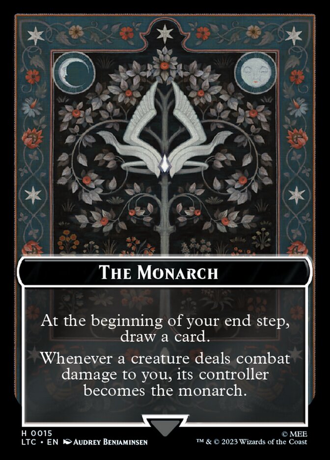 The Monarch card front