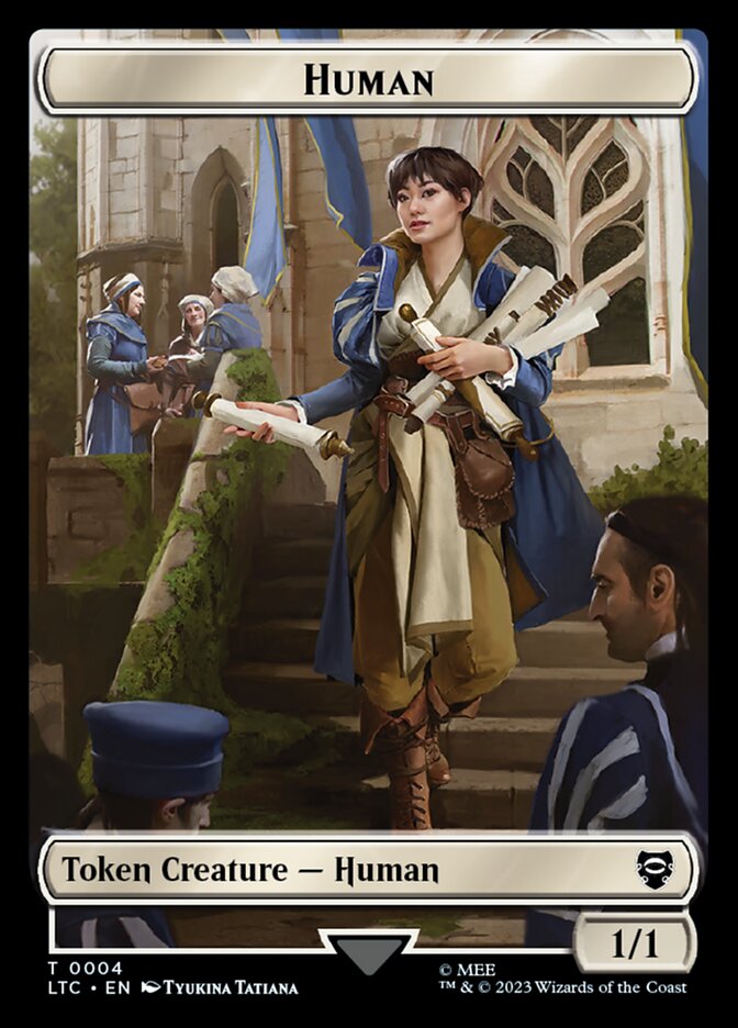 Human card front