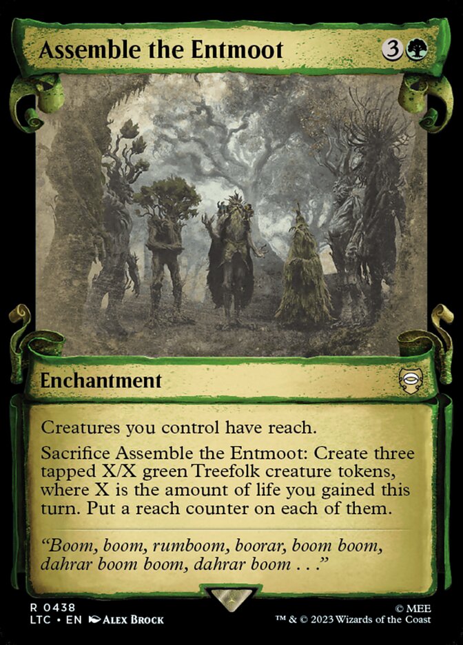 Assemble the Entmoot card front