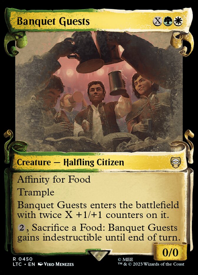 Banquet Guests card front