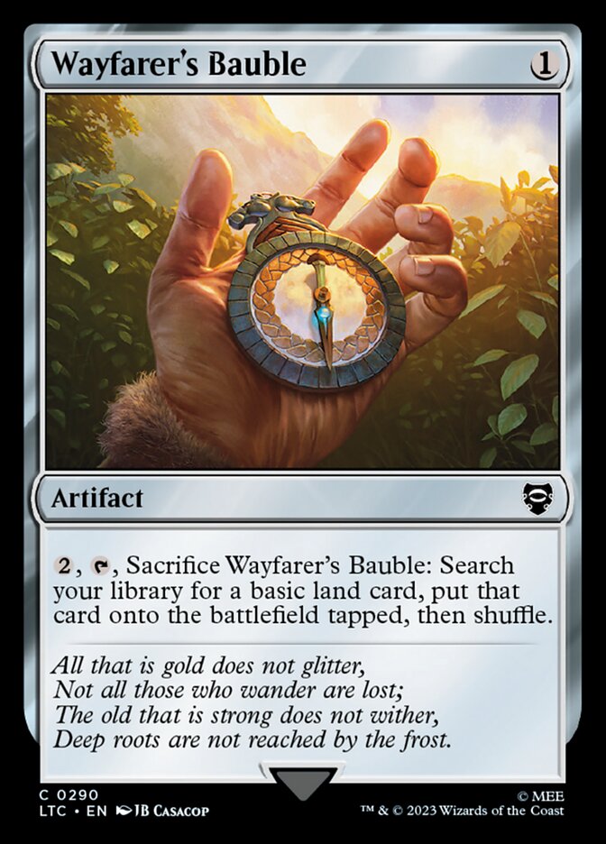 Wayfarer's Bauble card front