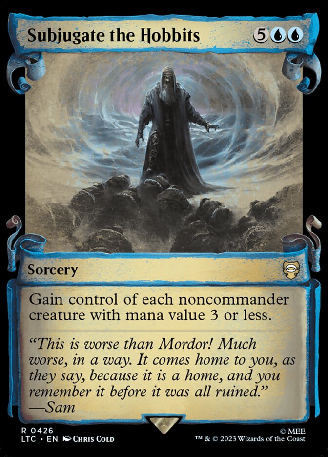 Subjugate the Hobbits card front