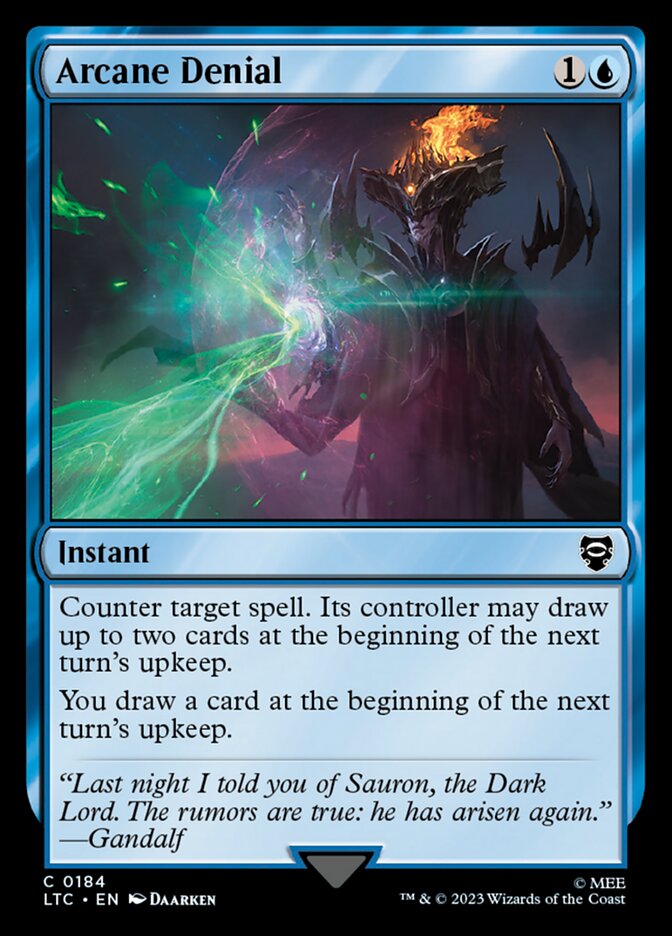 Arcane Denial card front
