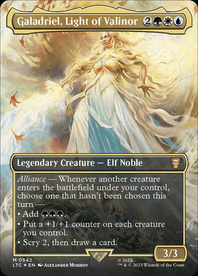 Galadriel, Light of Valinor card front