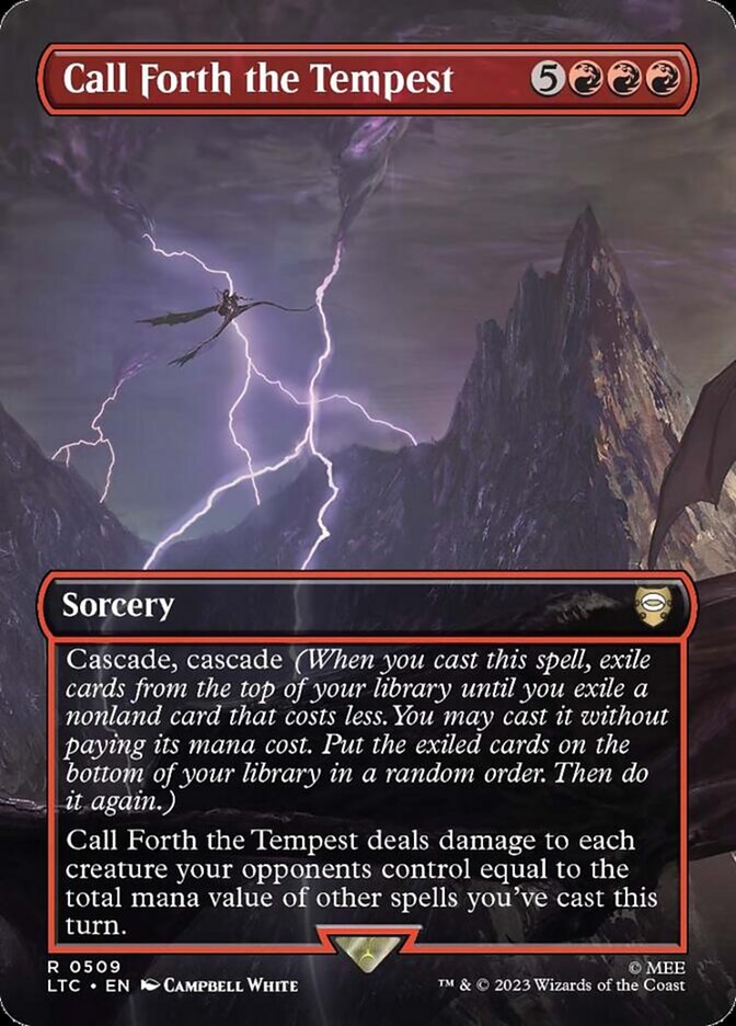 Call Forth the Tempest card front
