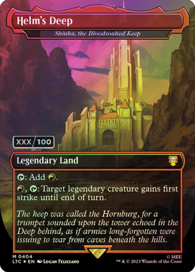 Shinka, the Bloodsoaked Keep card front