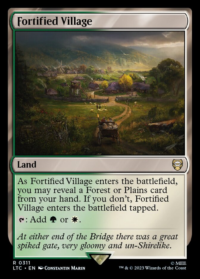 Fortified Village card front