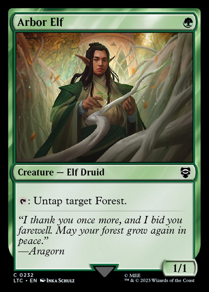 Arbor Elf card front