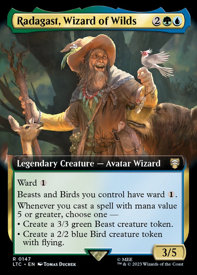 Radagast, Wizard of Wilds card front