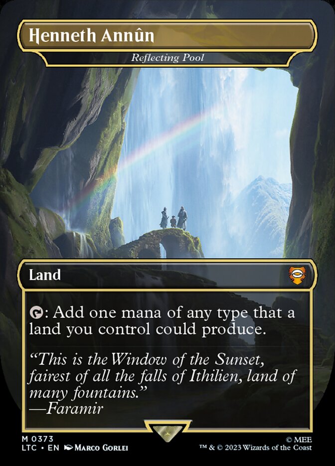 Reflecting Pool card front