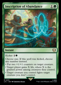 Inscription of Abundance