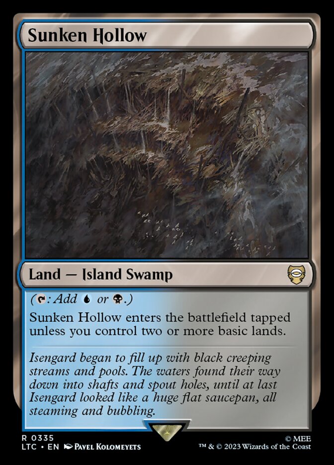 Sunken Hollow card front