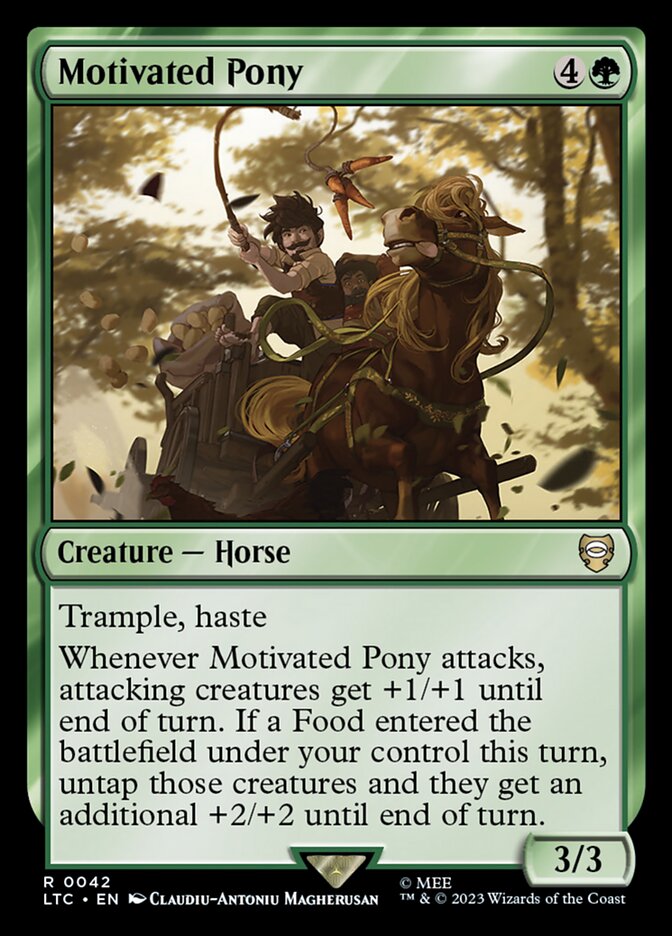 Motivated Pony card front