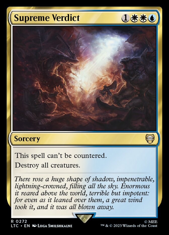 Supreme Verdict card front