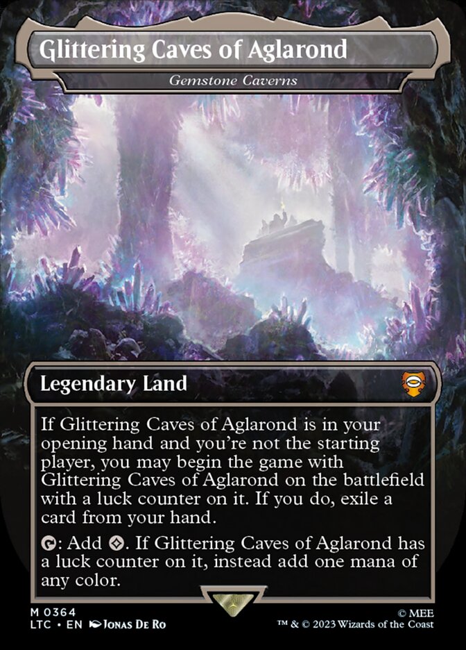 Gemstone Caverns card front