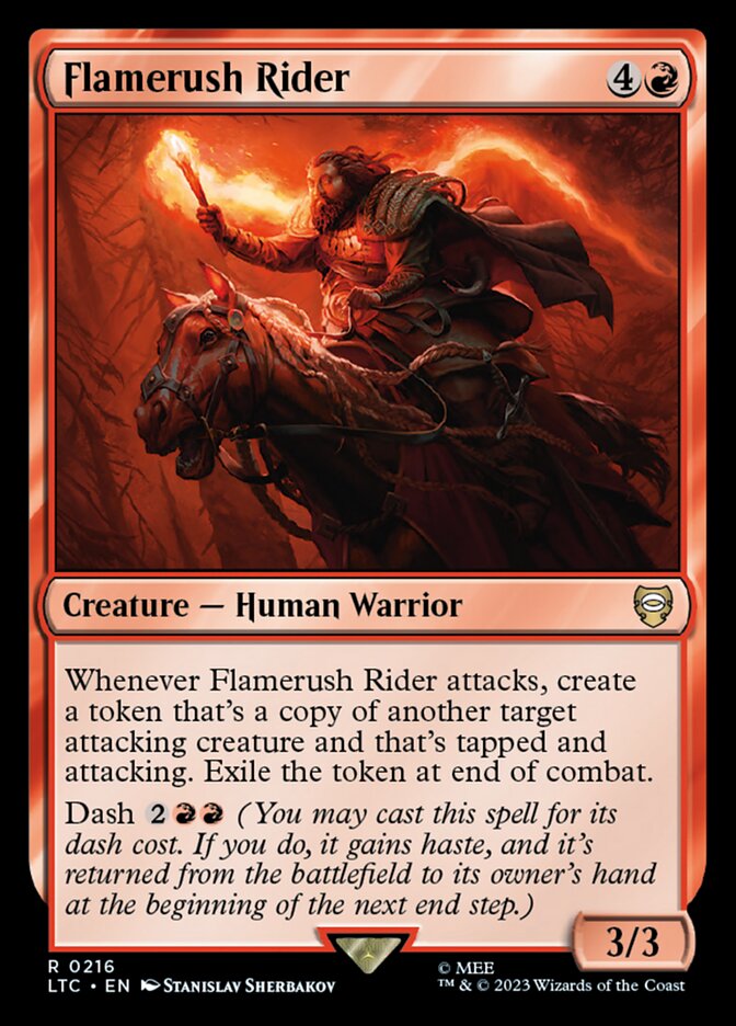 Flamerush Rider card front