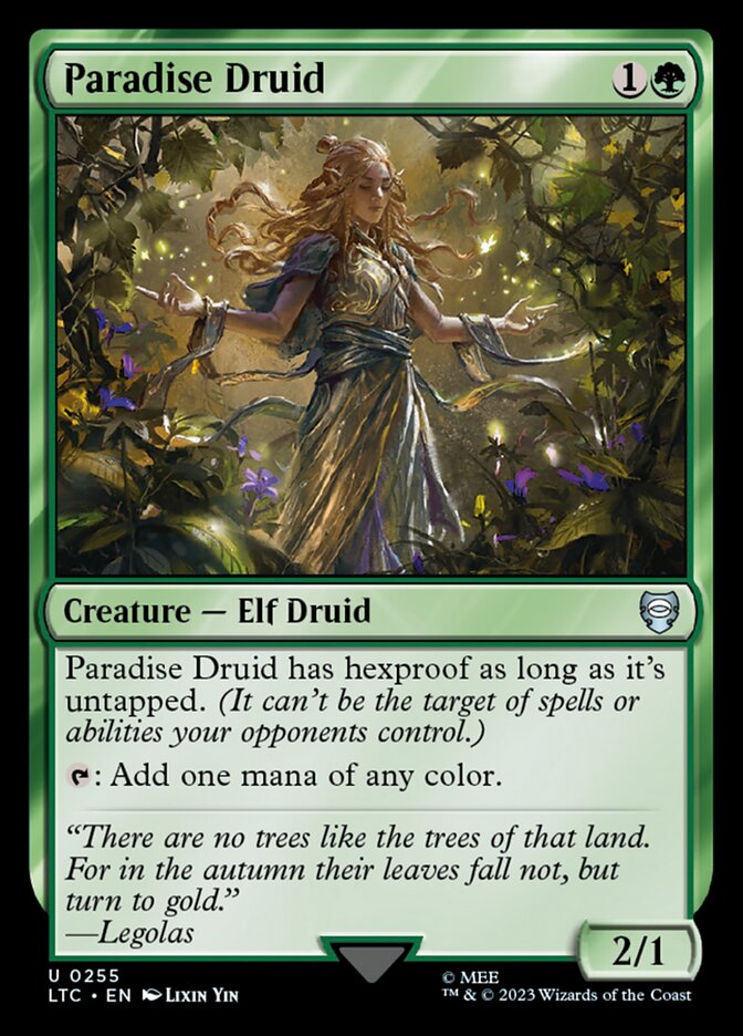 Paradise Druid card front