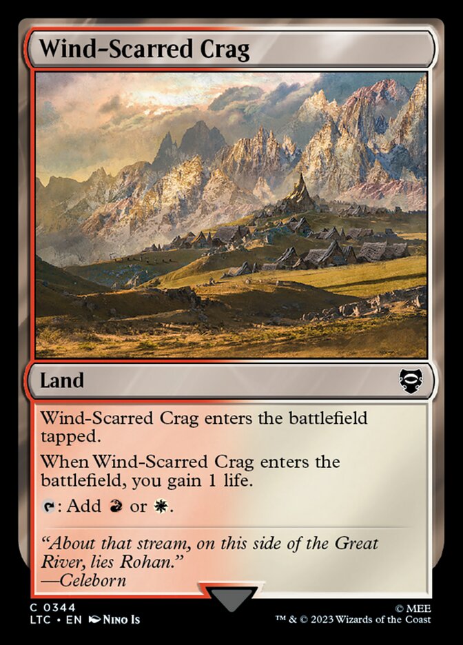 Wind-Scarred Crag card front