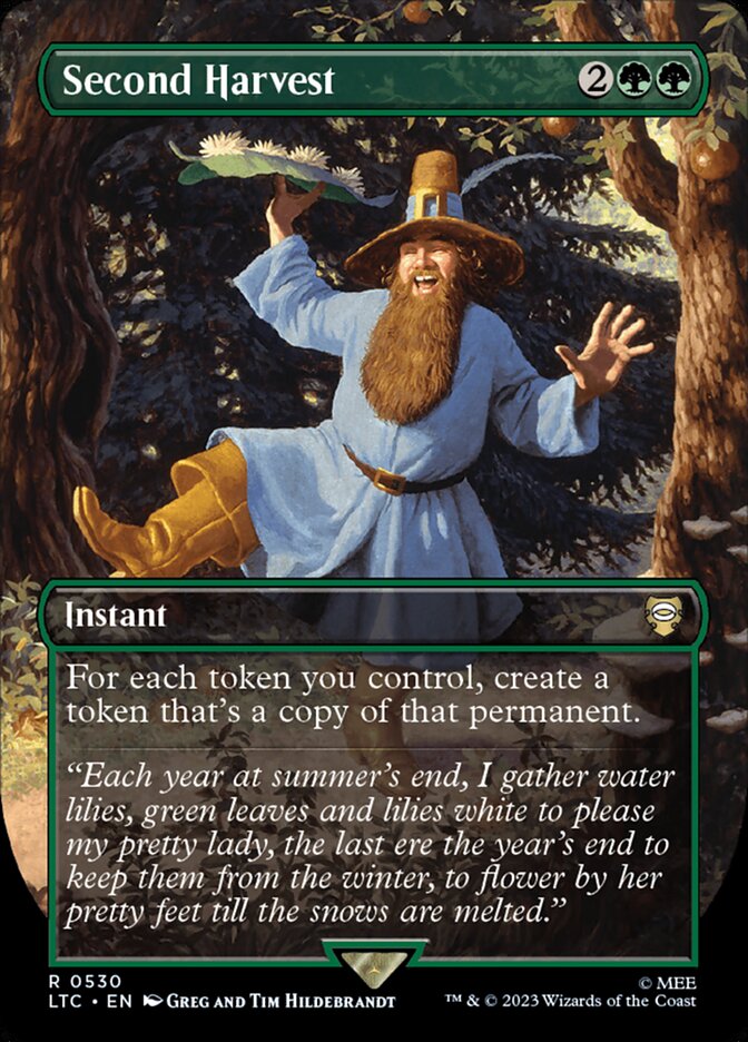 Second Harvest card front