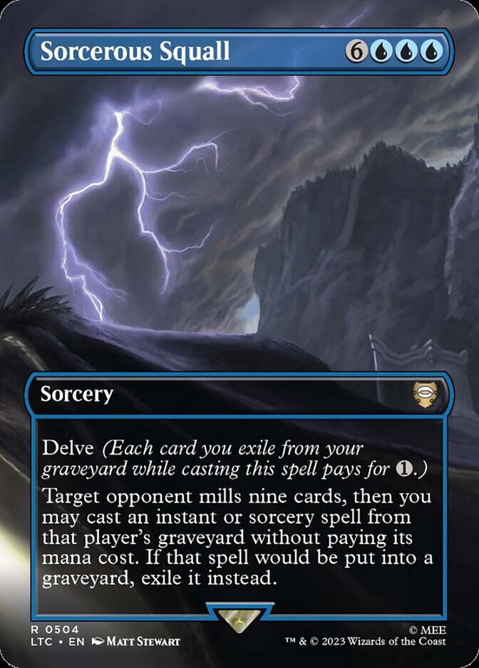 Sorcerous Squall card front