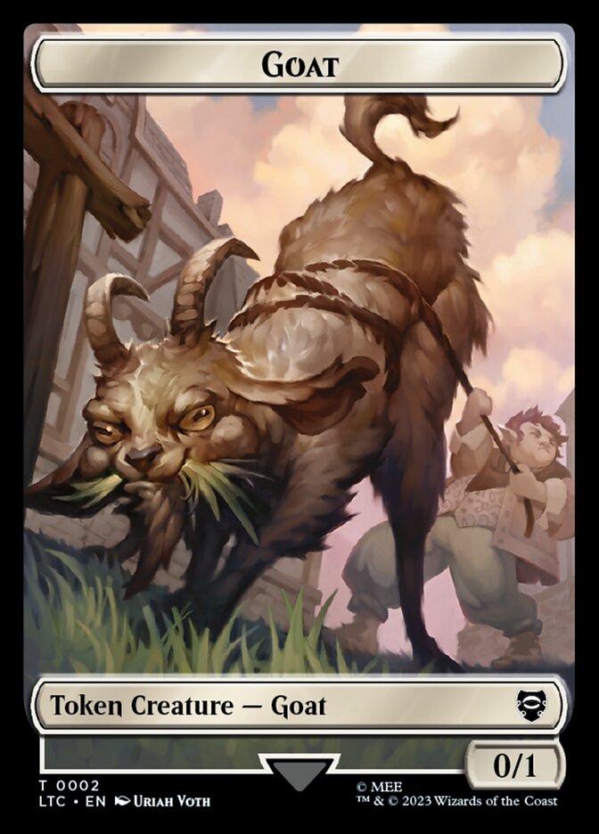 Goat card front