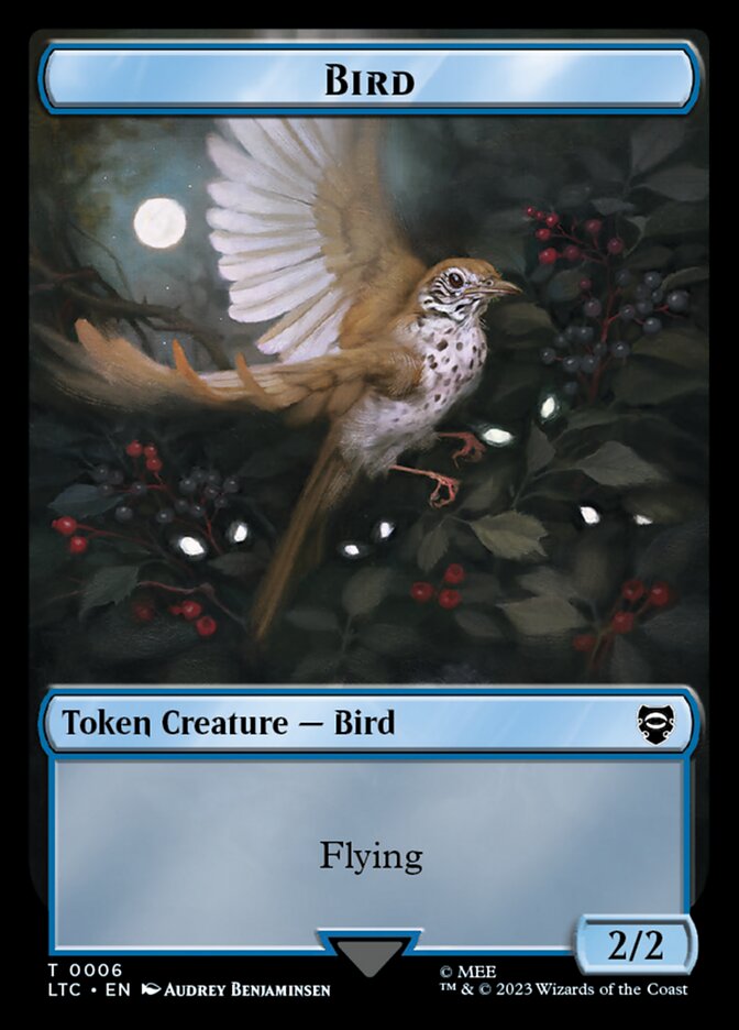 Bird card front