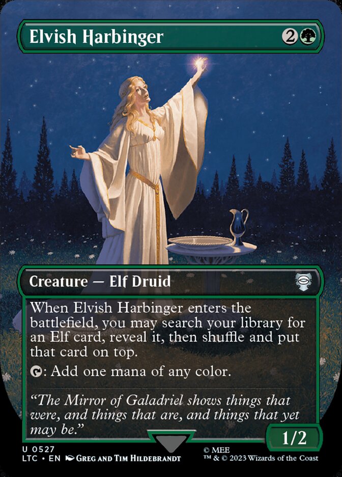 Elvish Harbinger card front