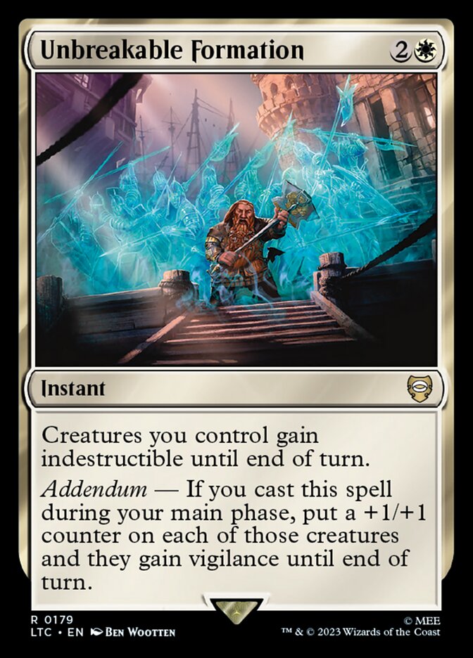 Unbreakable Formation card front