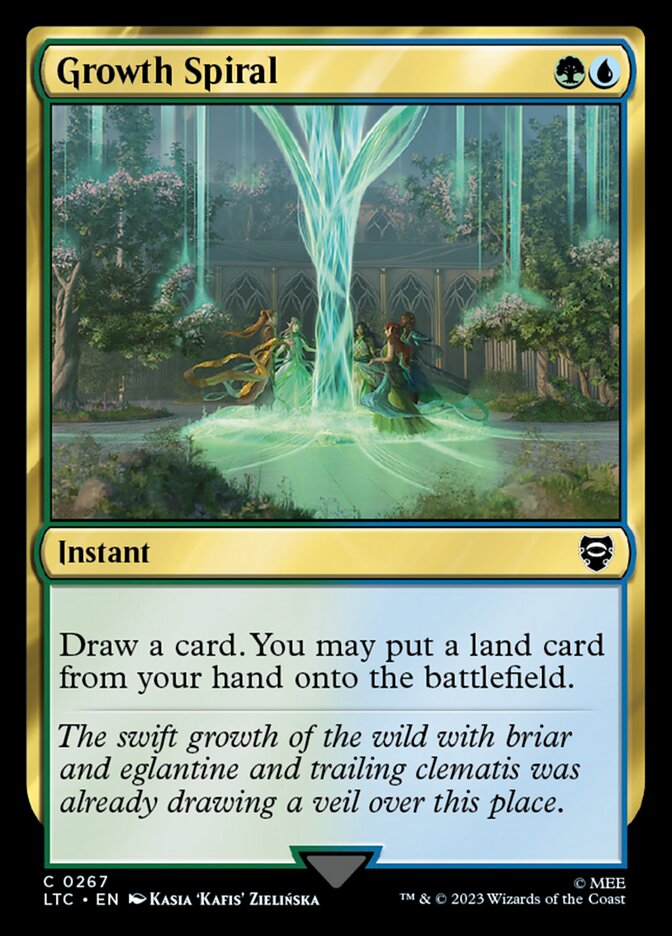 Growth Spiral card front