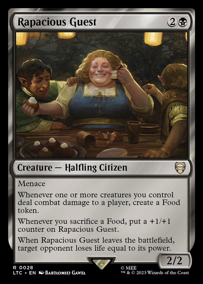 Rapacious Guest card front