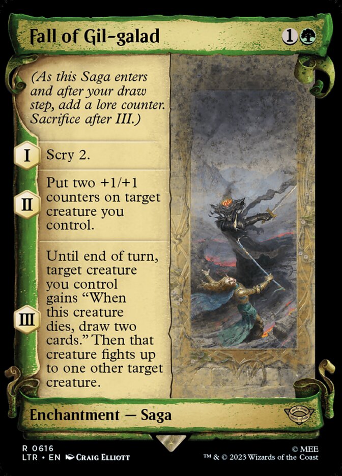 Fall of Gil-galad card front