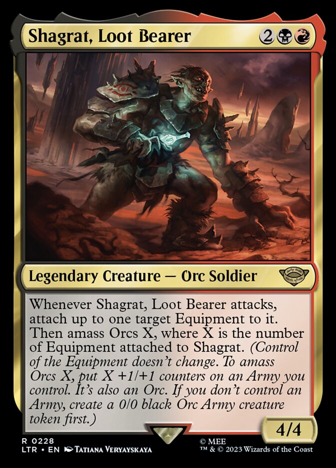 Shagrat, Loot Bearer card front