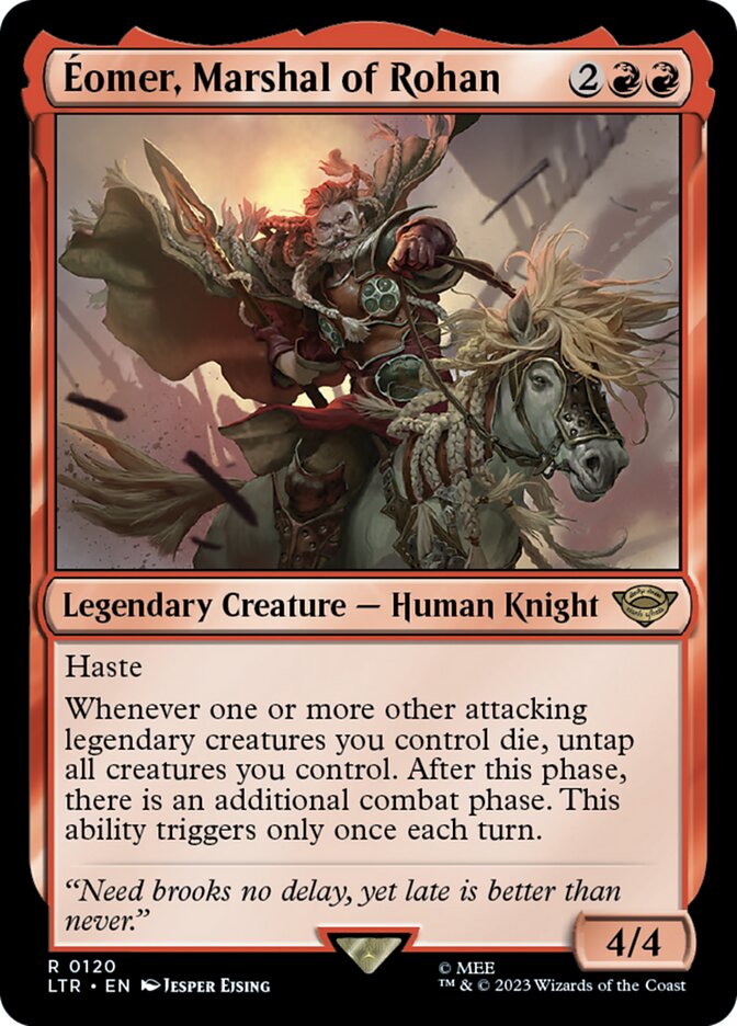 Éomer, Marshal of Rohan card front
