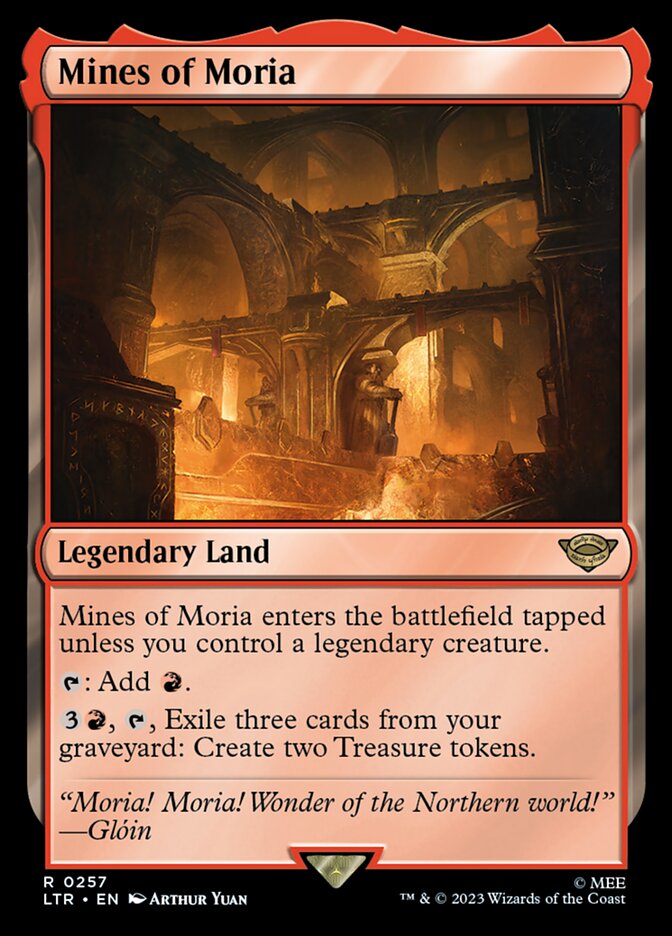 Mines of Moria card front