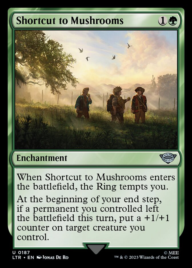 Shortcut to Mushrooms card front