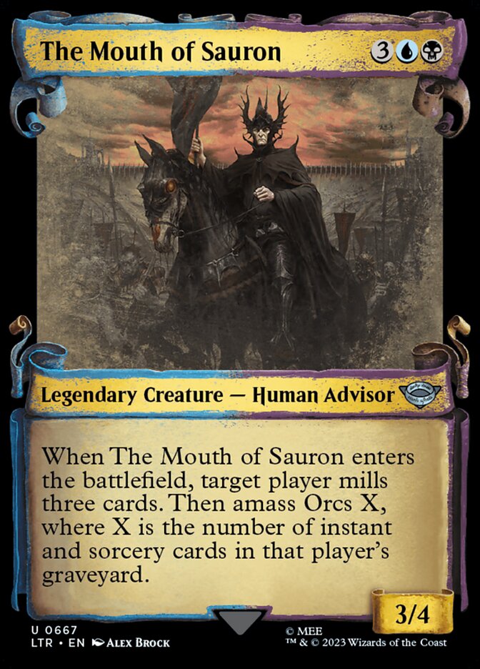 The Mouth of Sauron card front
