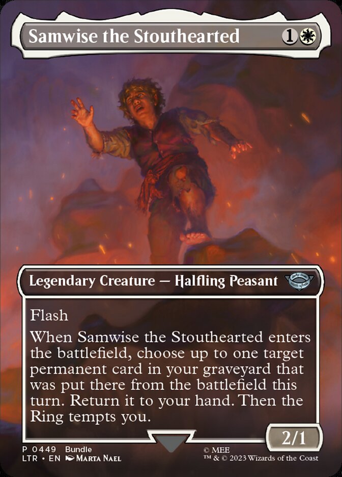 Samwise the Stouthearted card front